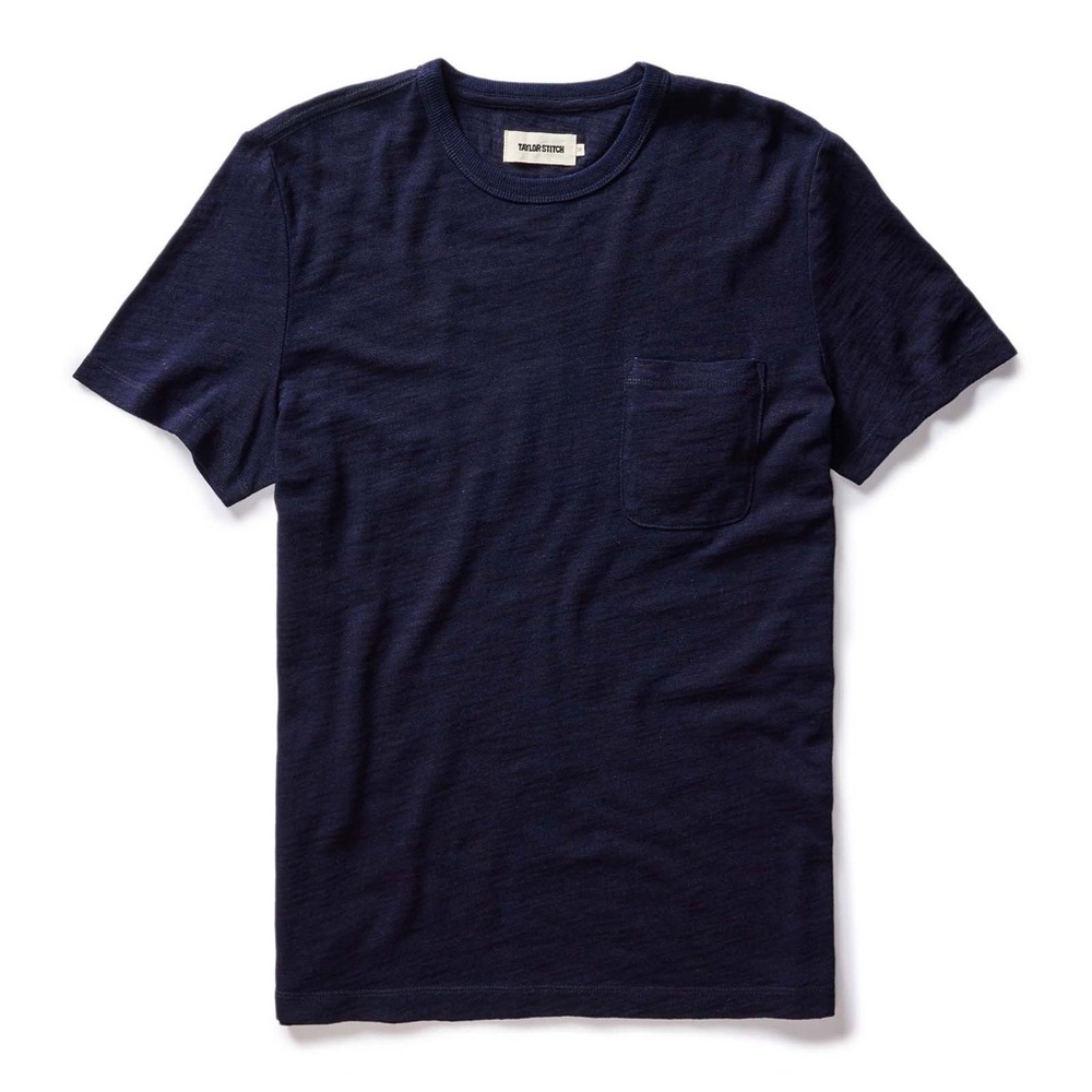 Taylor Stitch The Organic Cotton Tee
in Rinsed Indigo